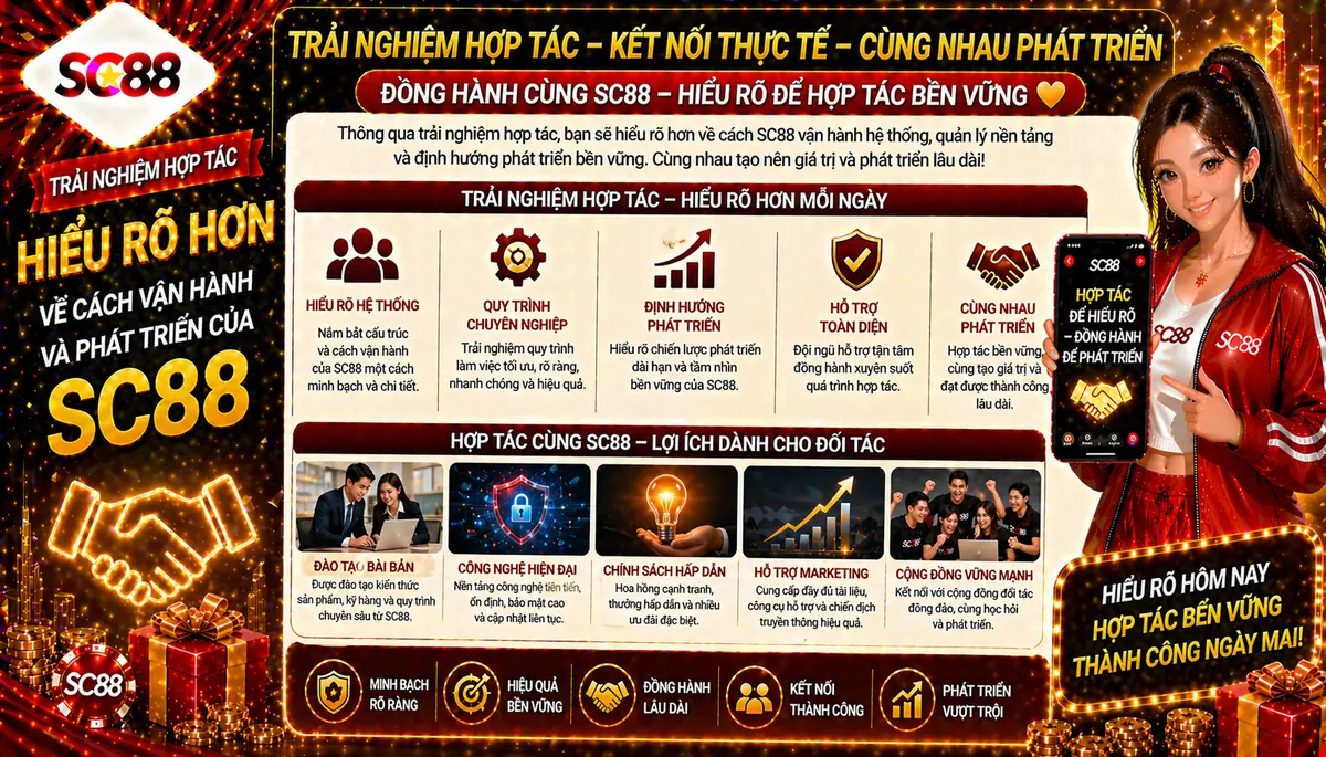 Trải nghiệm hợp tác giúp hiểu rõ hơn về cách vận hành và phát triển của SC88