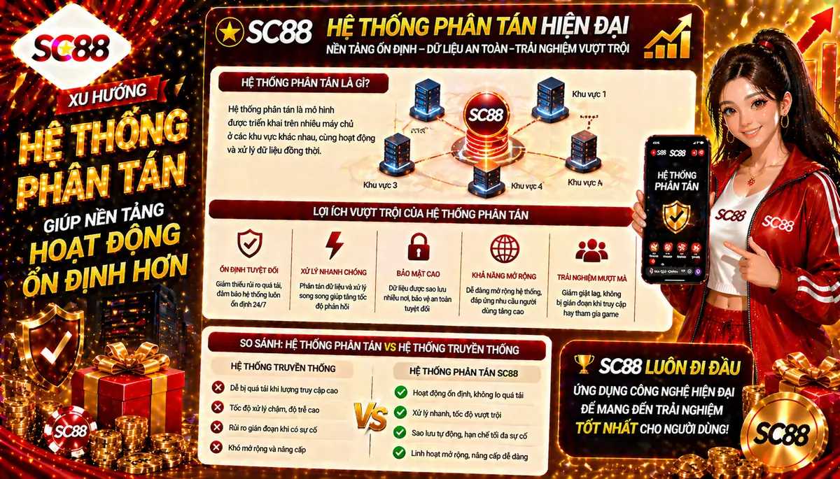Xu hướng hệ thống phân tán giúp nền tảng hoạt động ổn định hơn