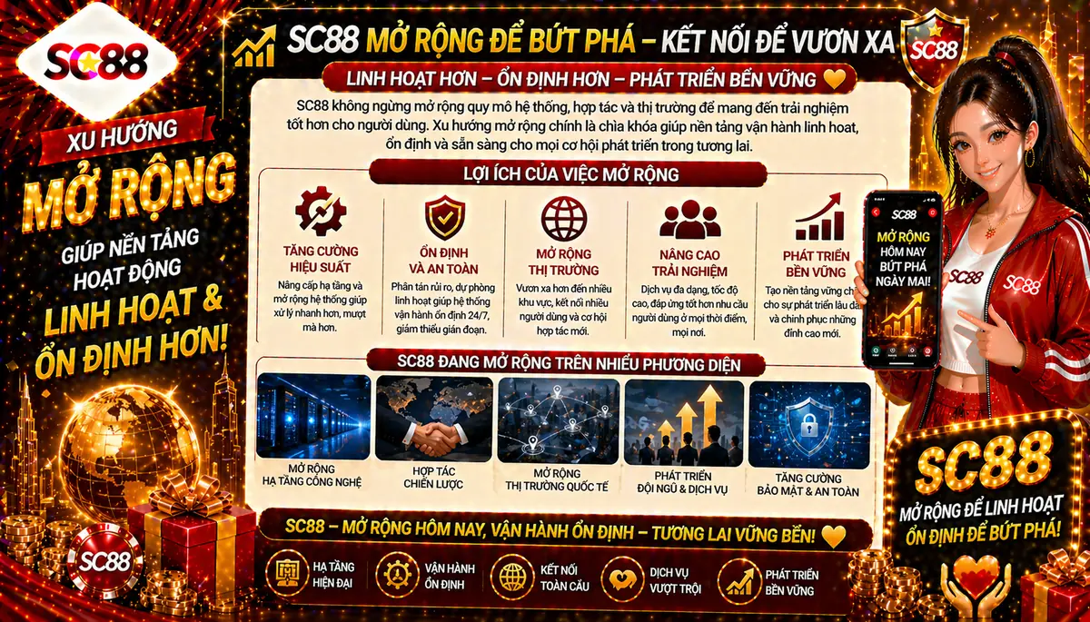 Xu hướng mở rộng giúp nền tảng hoạt động linh hoạt và ổn định hơn