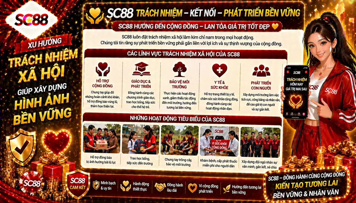 Xu hướng trách nhiệm xã hội giúp xây dựng hình ảnh bền vững